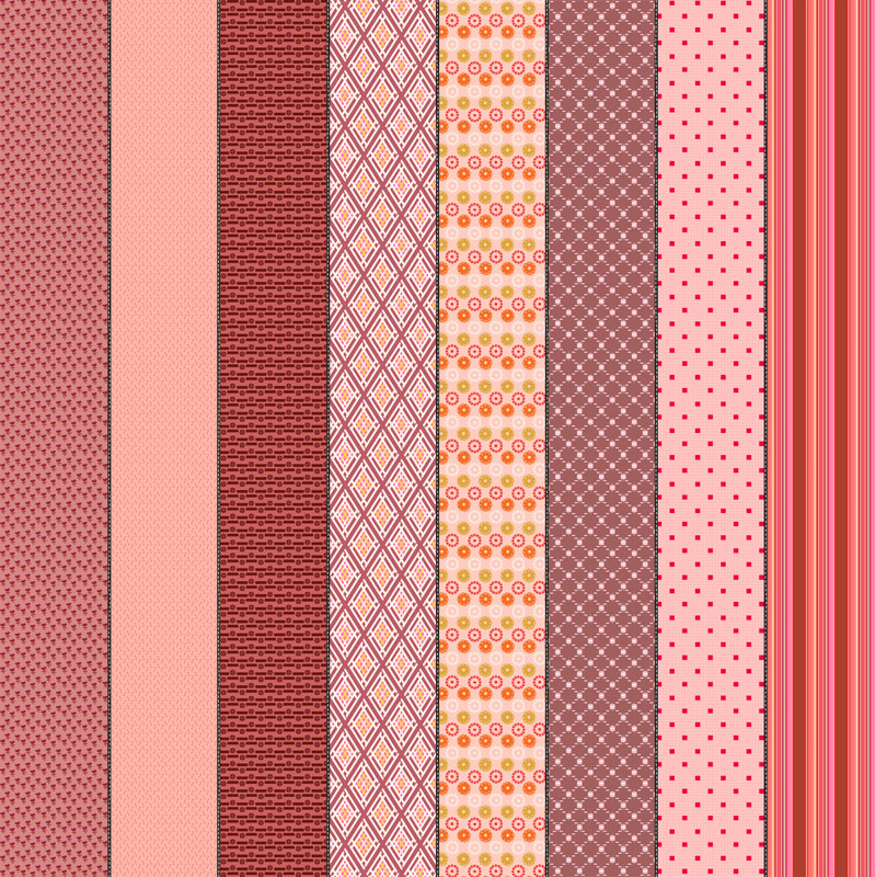 Gathered Lollies By Jen Kingwell For Moda - Digital Print - Hazel