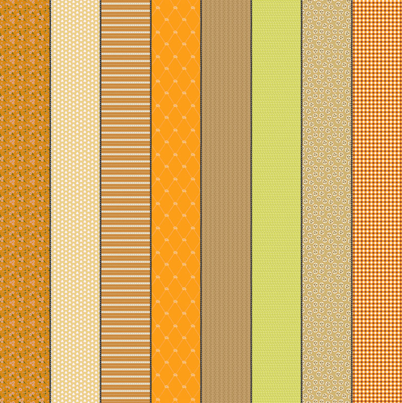 Gathered Lollies By Jen Kingwell For Moda - Digital Print - Trentham