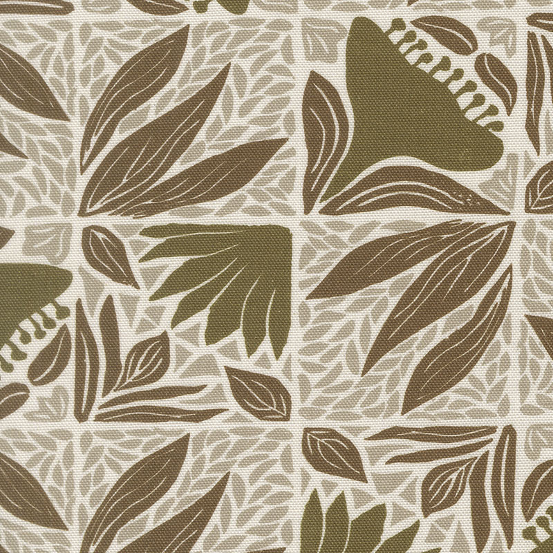 Imprint 54" By Sewn By Amy Schelle For Moda - Canvas Digital Print - Umber