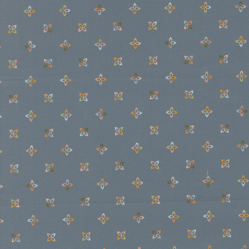 Petalush By Killey\'s Quilt Room For Moda - Digital Print - Denim