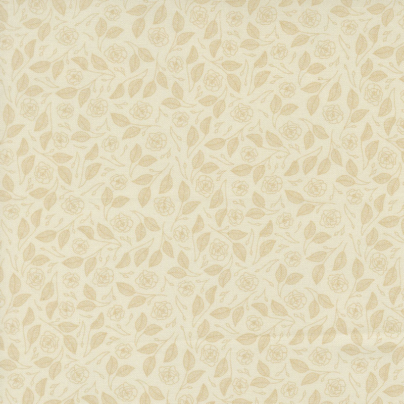 Petalush By Killey\'s Quilt Room For Moda - Digital Print - Lush Tan