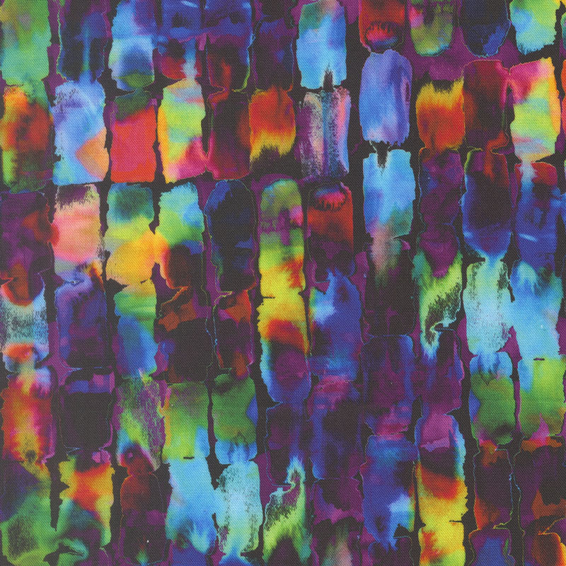 Gradients Gallery By Moda - Midnight Rainbow