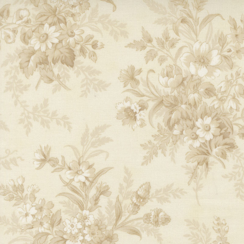 Breathtaking Blues By 3 Sisters For Moda - Porcelan - Ecru