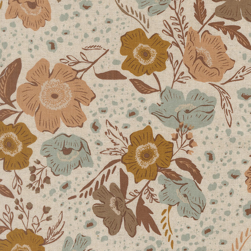 Wellspring By Fancy That Design House For Moda - Mochi Linen - Eggshell