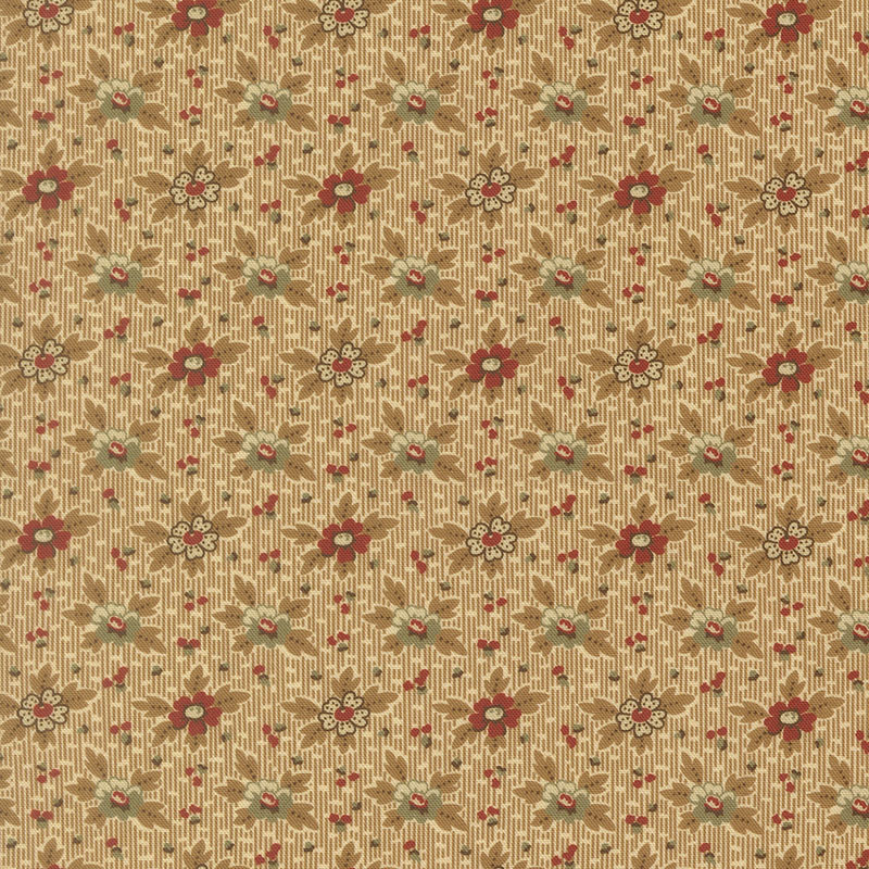 Miss Mollie By Betsy Chutchian For Moda - Digital Print - Saddle