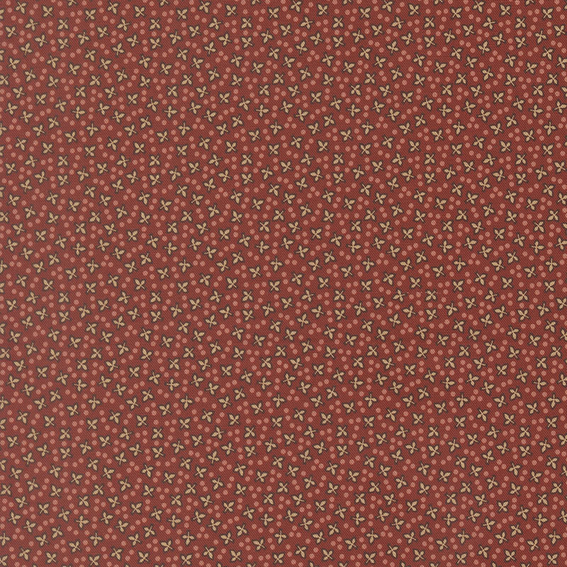 Miss Mollie By Betsy Chutchian For Moda - Digital Print - Red