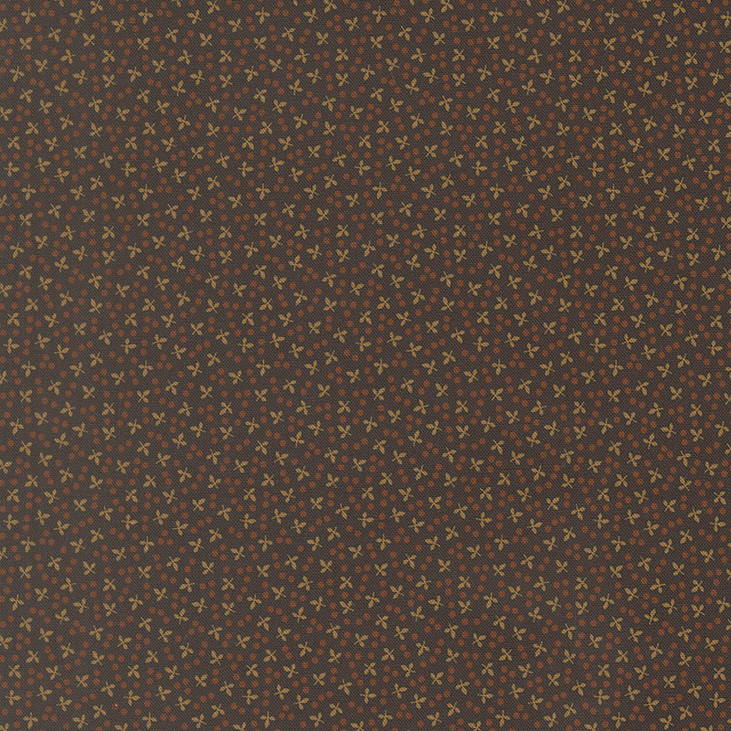 Miss Mollie By Betsy Chutchian For Moda - Digital Print - Brown Black