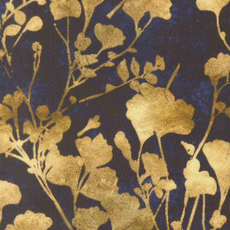 Tranquil Patina By Debbie Maddy For Moda - Digital Print - Midnight