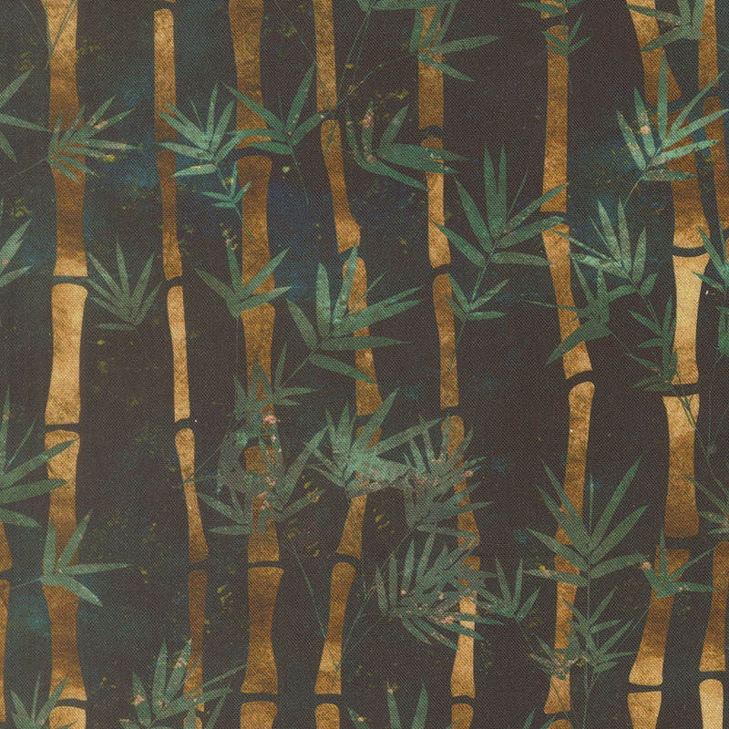 Tranquil Patina By Debbie Maddy For Moda - Digital Print - Dark Teal