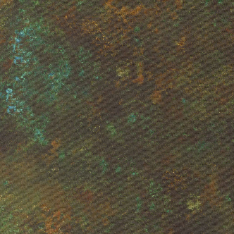 Tranquil Patina By Debbie Maddy For Moda - Digital Print - Dark Teal