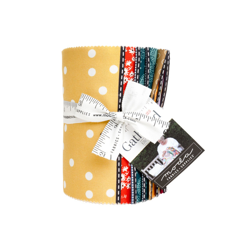 Gathered Lollies Dessert Rolls By Moda - Packs Of 4