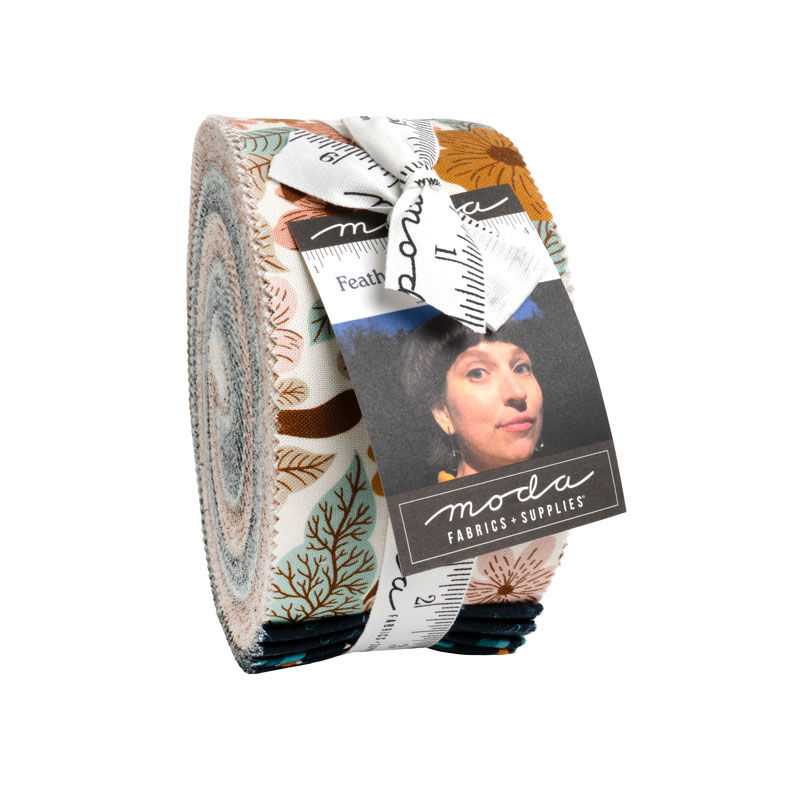 Feather And Forest Bloom Jelly Rolls By Moda - Packs Of 4