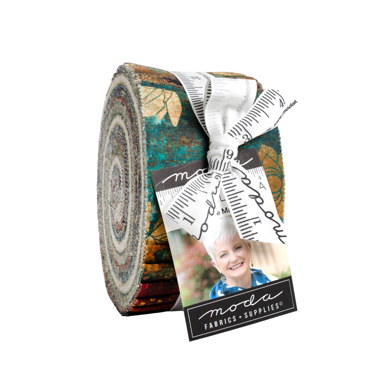 Tranquil Patina Jelly Rolls By Moda - Packs Of 4