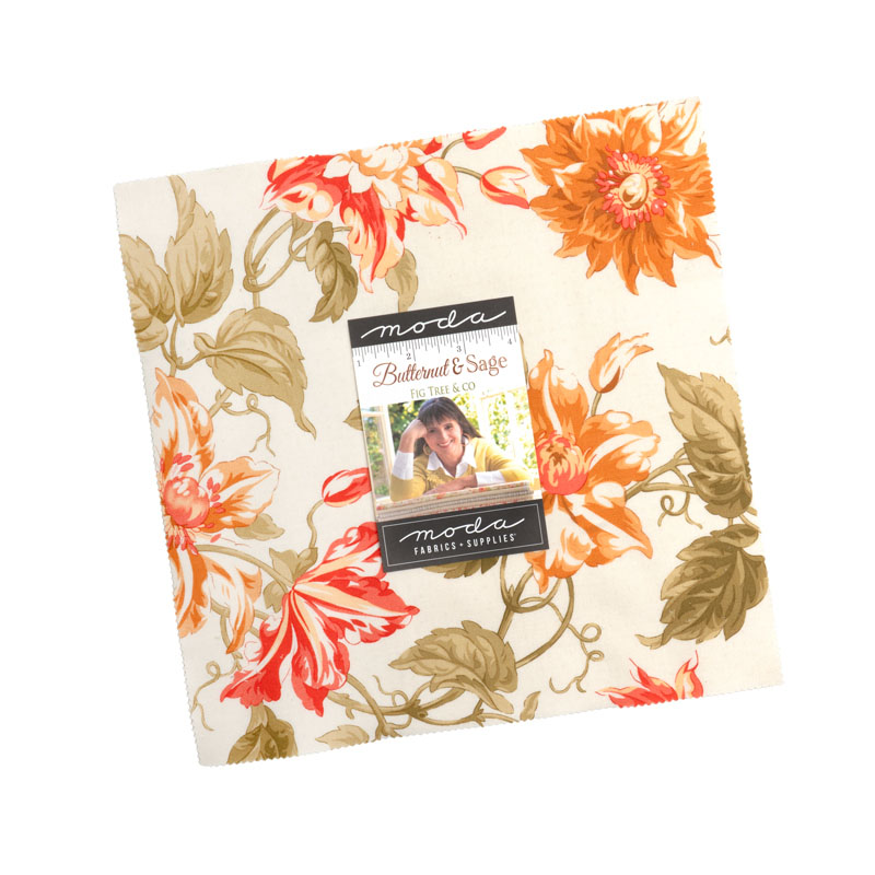 Butternut And Sage Layer Cakes By Moda - Packs Of 4