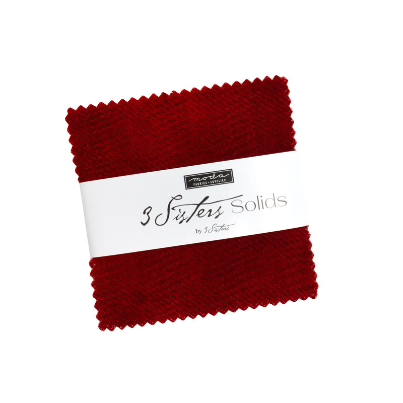 3 Sisters Solids Mini Charm Packs By Moda - Packs Of 24