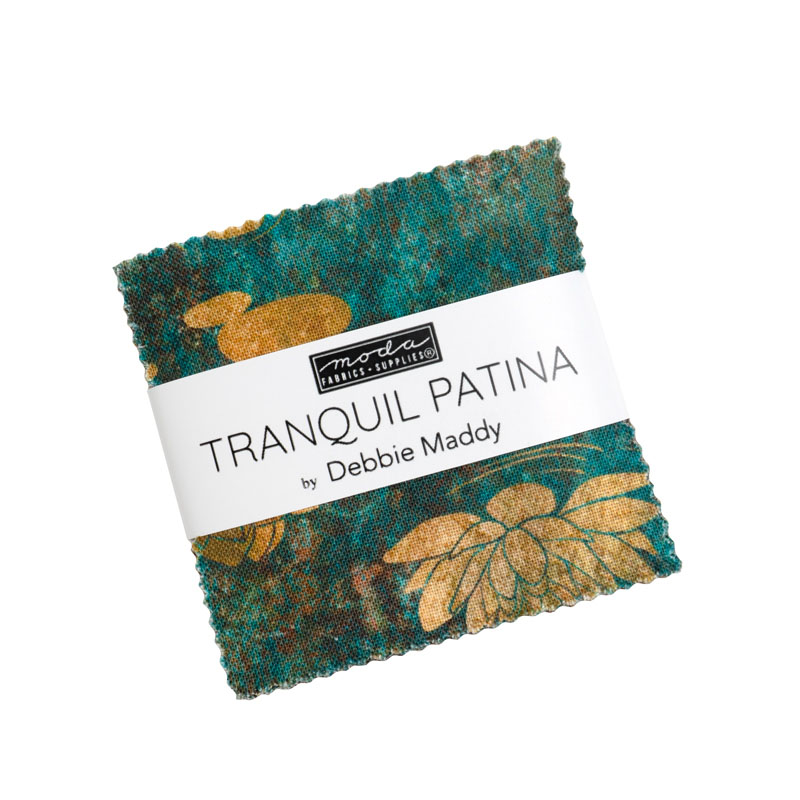 Tranquil Patina Mini Charm Packs By Moda - Packs Of 24