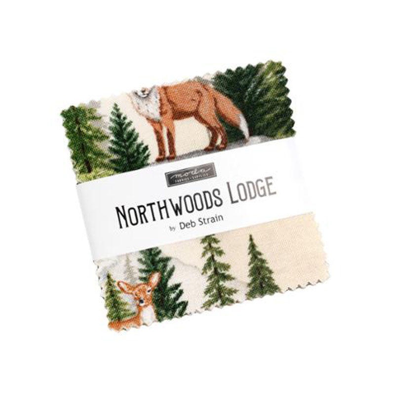 Northwoods Lodge Mini Charm Packs By Moda - Packs Of 24
