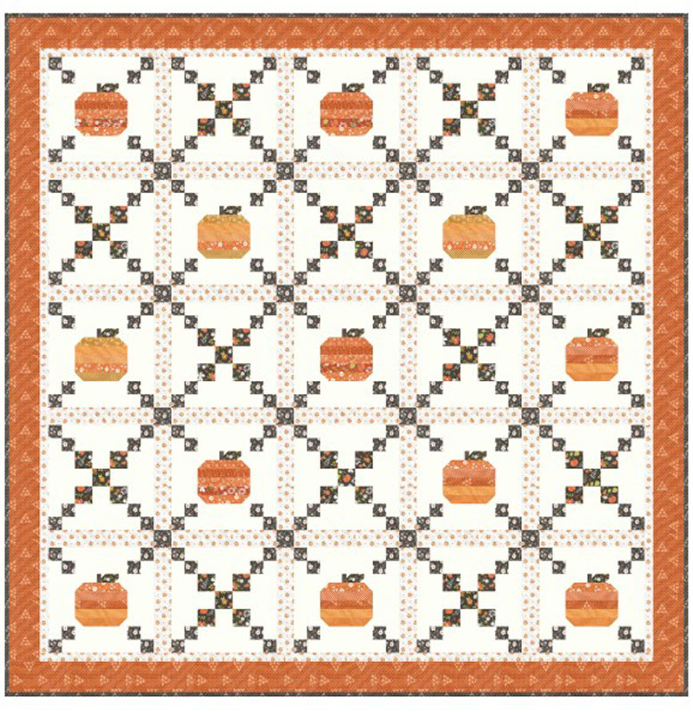 Pumpkin Patch Pattern By Quilting Life Designs For Moda - Minimum Of 3