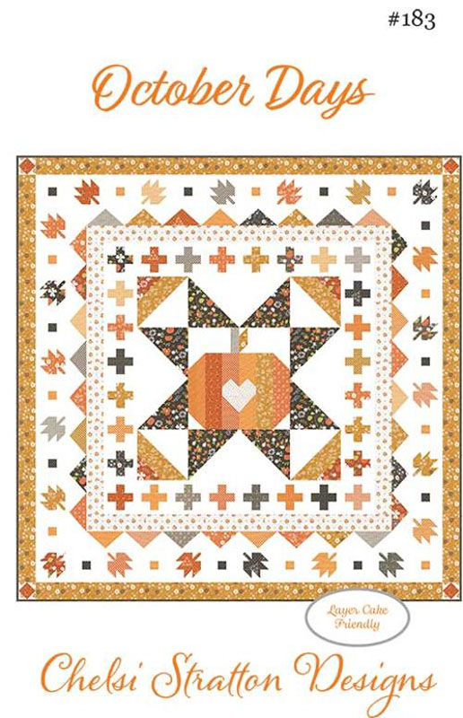 October Days Pattern By Chelsi Stratton Designs For Moda - Minimum Of 3