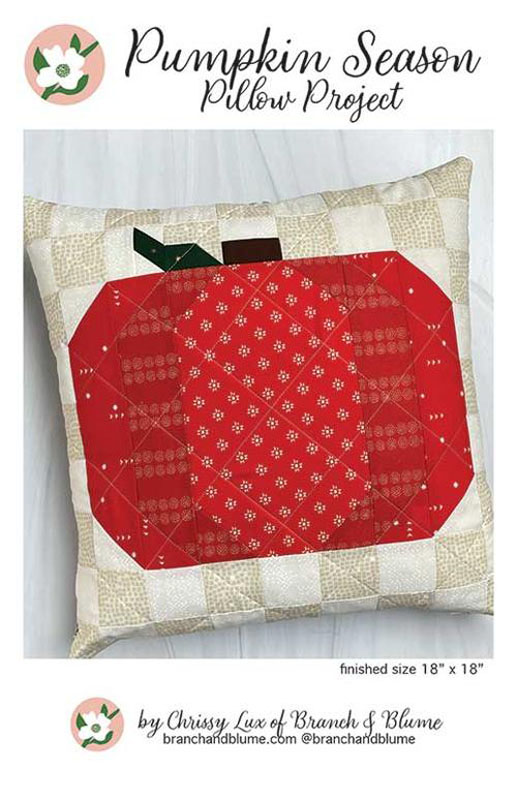 Pumpkin Season Pillow Pattern By Branch & Blume For Moda - Minimum Of 3