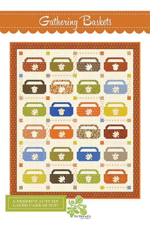 Gathering Baskets Pattern By Fig Tree & Co. For Moda - Minimum Of 3