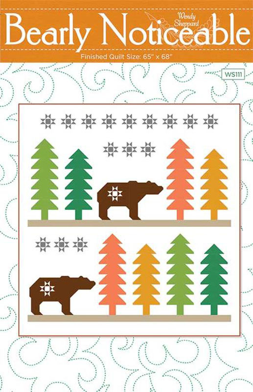 Bearly Noticeable Pattern By Wendy Sheppard For Moda - Minimum Of 3