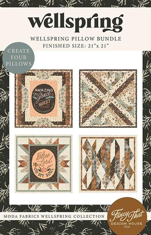 Wellspring Pillow Bundle Pattern By Fancy That Design House For Moda - Minimum Of 3