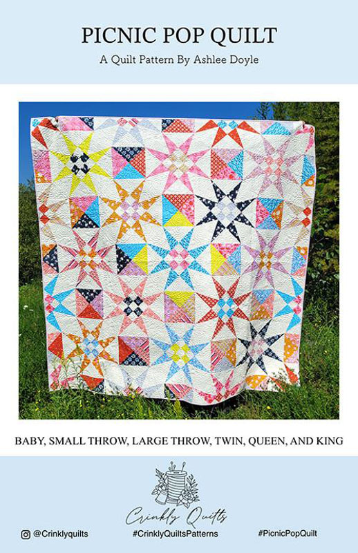 Picnic Pop Pattern By Crinkly Quilts For Moda  - Minimum Of 3