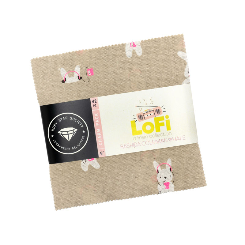 Lofi Linens Charm Packs By Moda - Packs Of 12