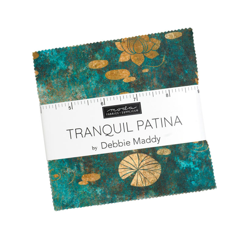 Tranquil Patina Charm Packs By Moda - Packs Of 12