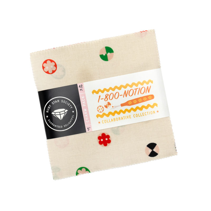 1 800 Notion Charm Packs By Moda - Packs Of 12