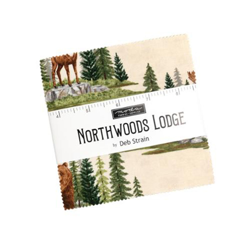 Northwoods Lodge Charm Packs By Moda - Packs Of 12