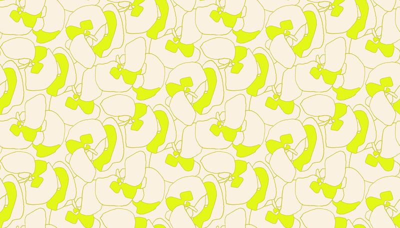Memento By Carolyn Friedlander Of Ruby Star Society For Moda - Canvas - Neon Yellow
