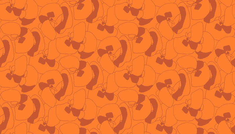 Memento By Carolyn Friedlander Of Ruby Star Society For Moda - Canvas - Orange