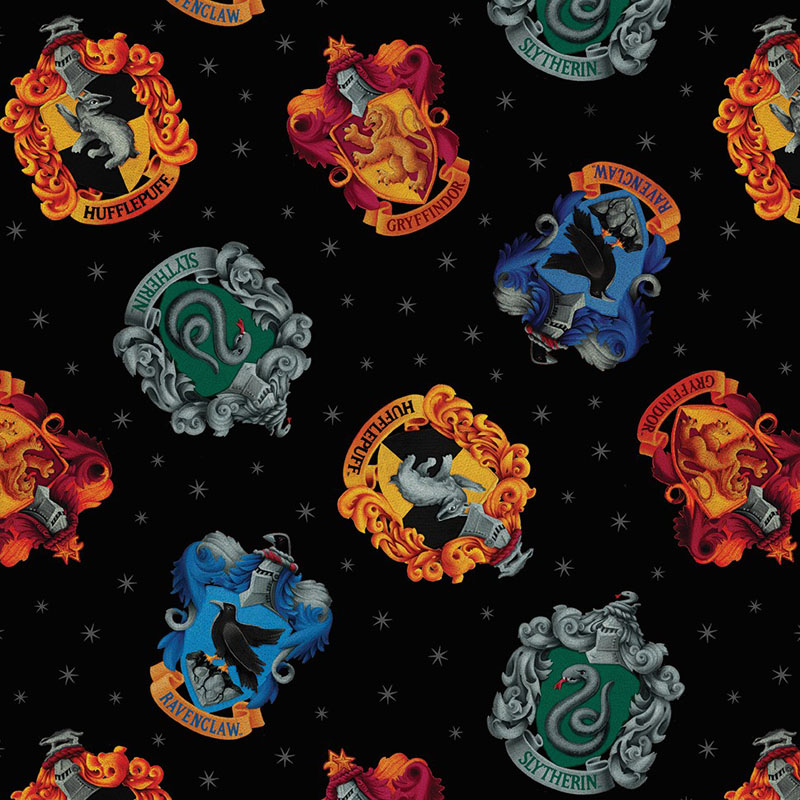 Harry Potter By Warner Brothers For Benartex - Black