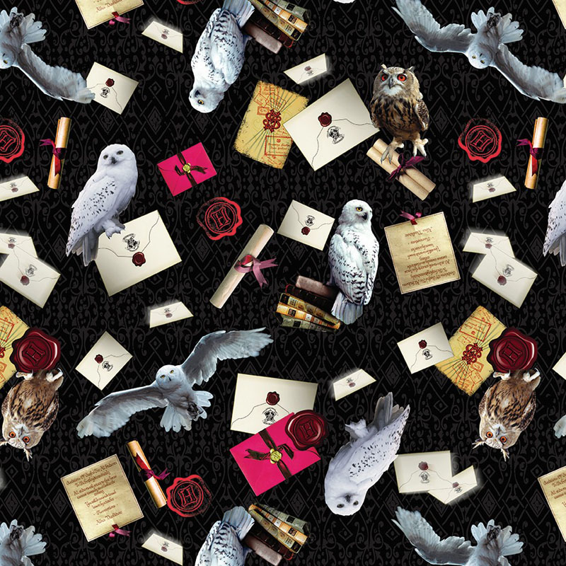 Harry Potter By Warner Brothers For Benartex - Black