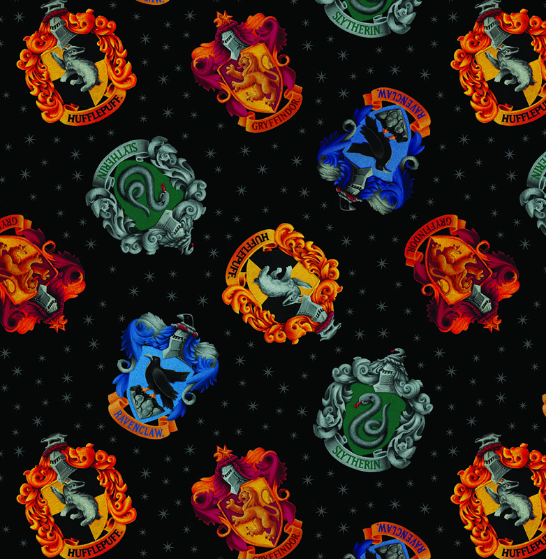 Harry Potter 108" By Warner Brothers For By Benartex - Black