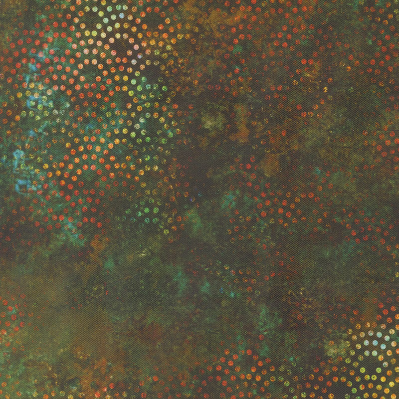 Tranquil Patina By Debbie Maddy For Moda - Digital Print - Teal