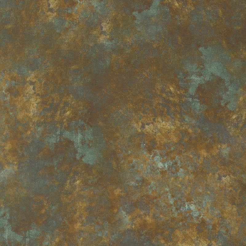 Tranquil Patina By Debbie Maddy For Moda - Digital Print - Bronze
