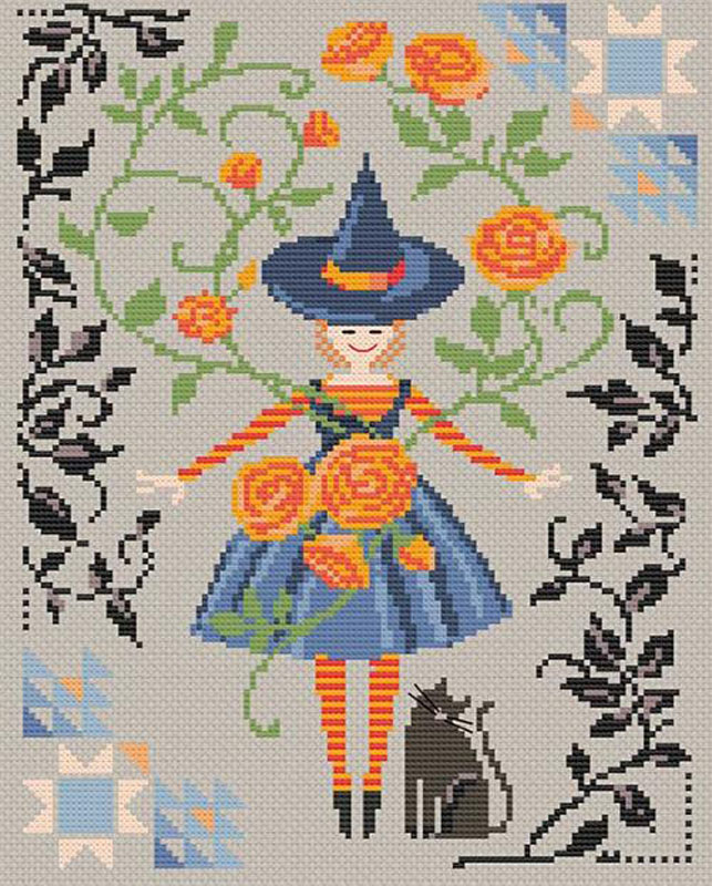 Garden Spells Needle Art Pattern By Robin Pickens For Moda - Minimum Of 3