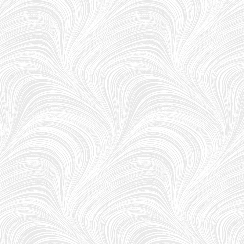 Wave Texture By Jackie Robinson For Benartex - White