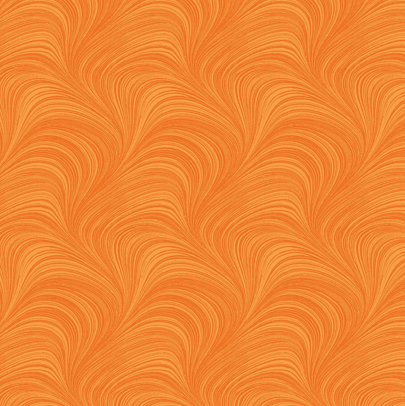Wave Texture By Jackie Robinson For Benartex - Tangerine