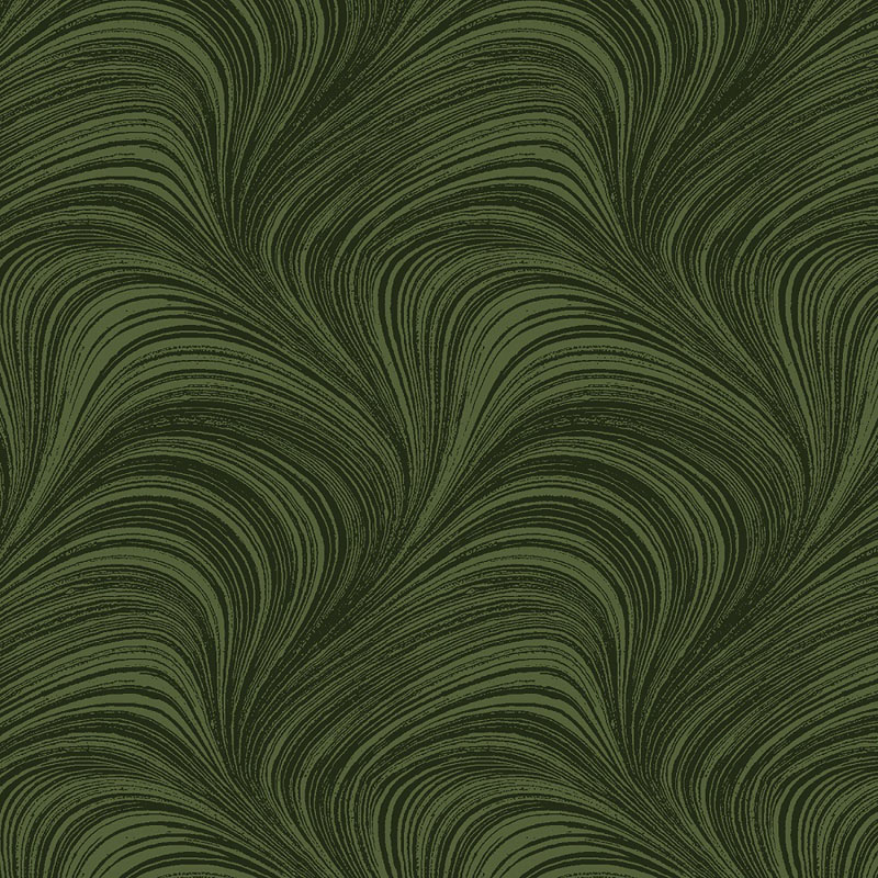 Wave Texture By Jackie Robinson For Benartex - Dark Green