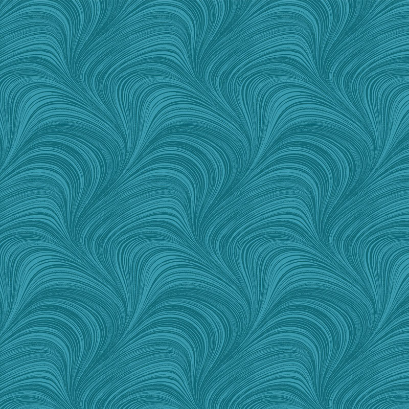 Wave Texture By Jackie Robinson For Benartex - Turquoise