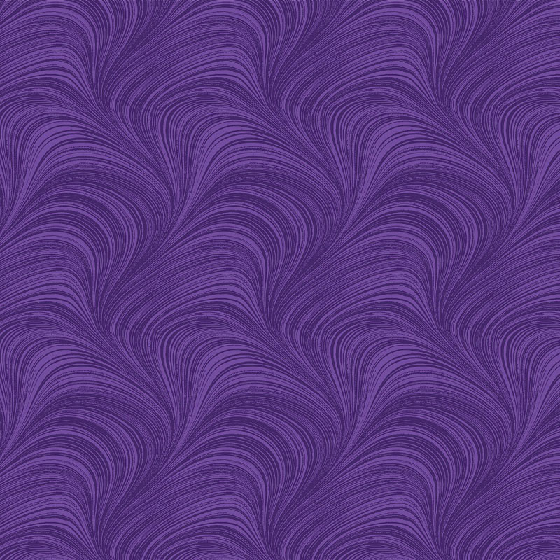 Wave Texture By Jackie Robinson For Benartex - Grape
