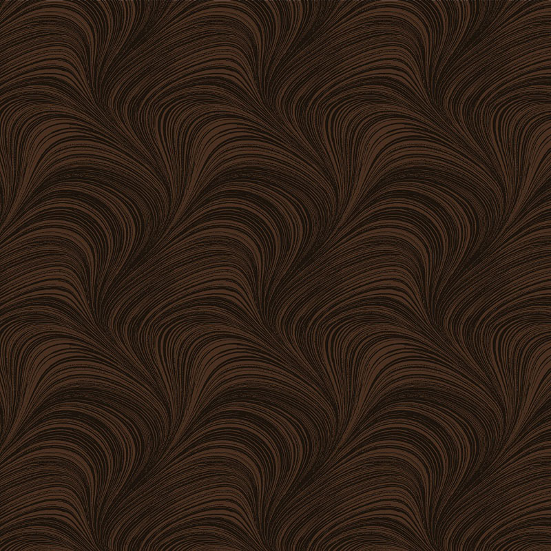 Wave Texture By Jackie Robinson For Benartex - Chocolate