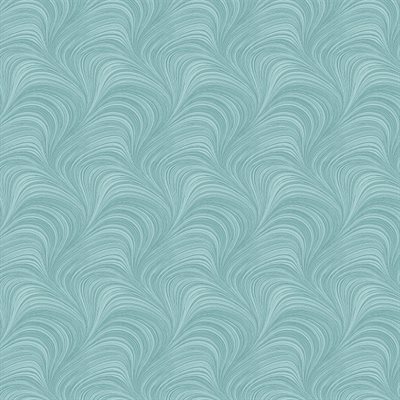 Wave Texture By Jackie Robinson For Benartex - Light Teal