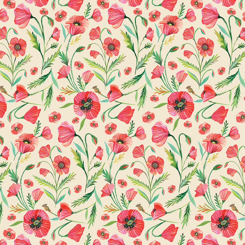 Into The Meadow By Katie Daisy For Benartex - Natural