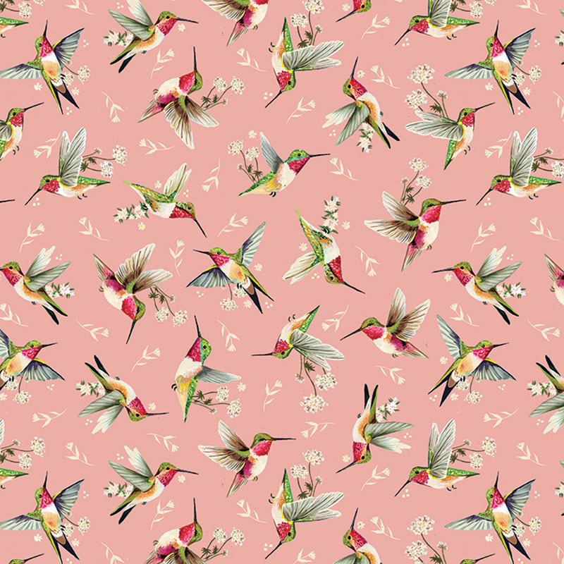 Into The Meadow By Katie Daisy For Benartex - Rose