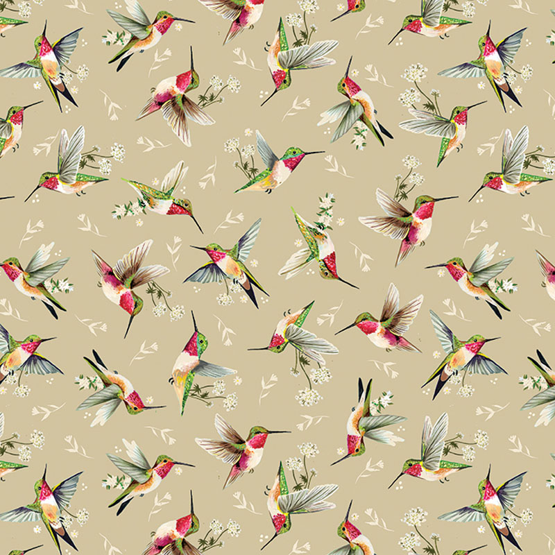 Into The Meadow By Katie Daisy For Benartex - Tan